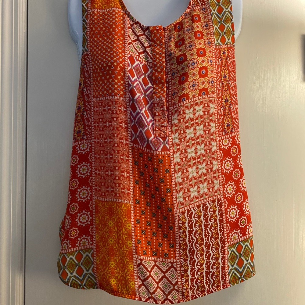 Violet & Clair - Orange Blouse - L